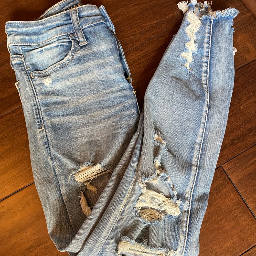 American Eagle Hi-Rise Jeggings size 2 short